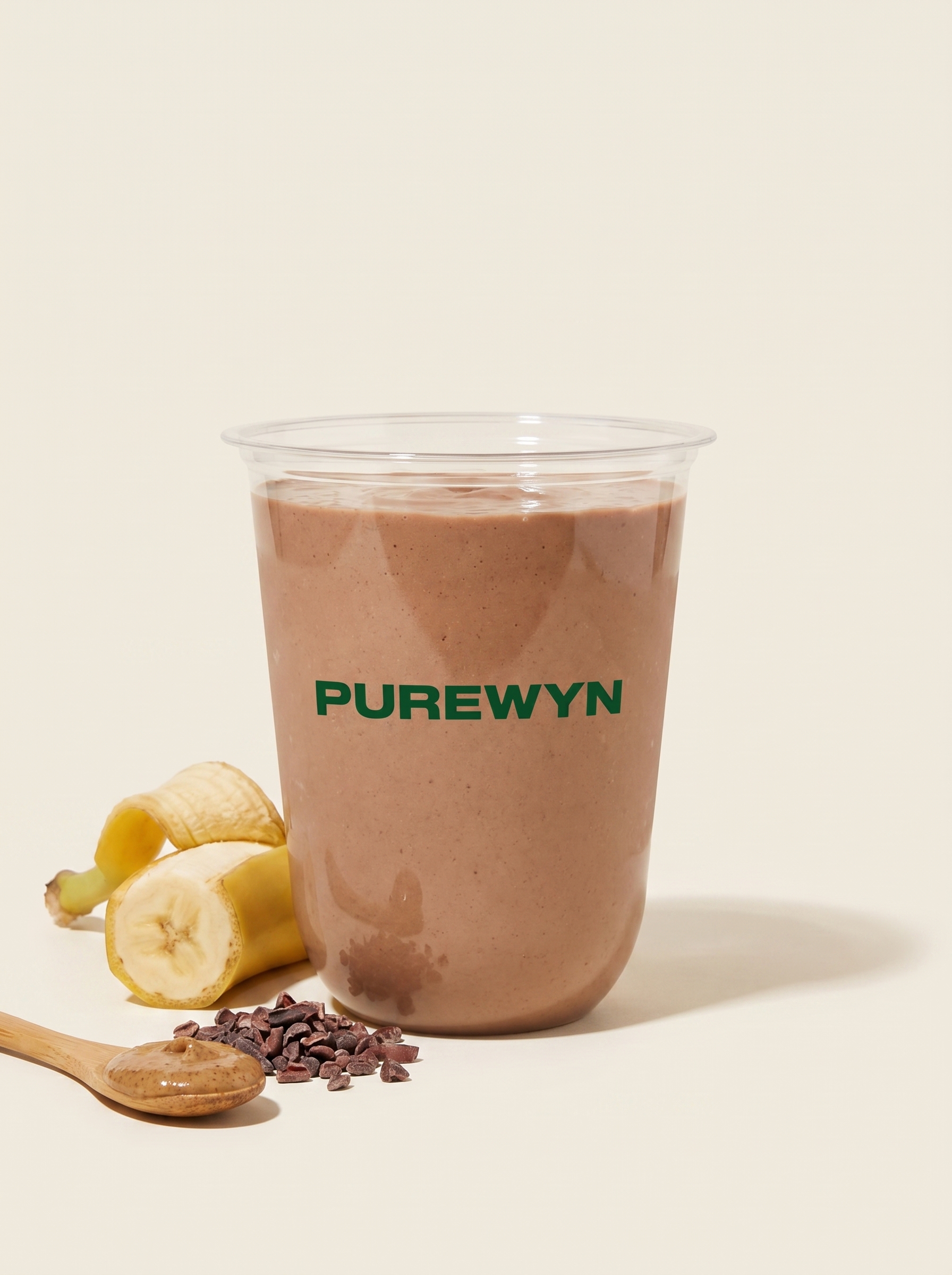 Cacao Banana Almond Butter Smoothie